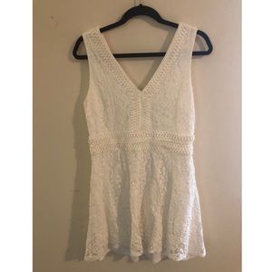White lace dress